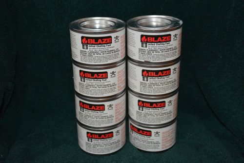 Blazed Jelled Chafing Fuel, Gel, 8 cans