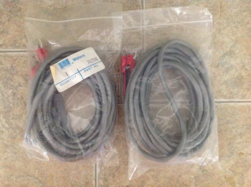 Lot of 2 Millipore P/N 74396 Cable Wire, 3 Wire with Fork Connectors New