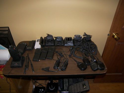 Motorola ht 1000 two way radios and accessories for sale