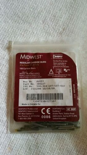 Midwest dental burs clinic pack FG557 contains (50) in bag