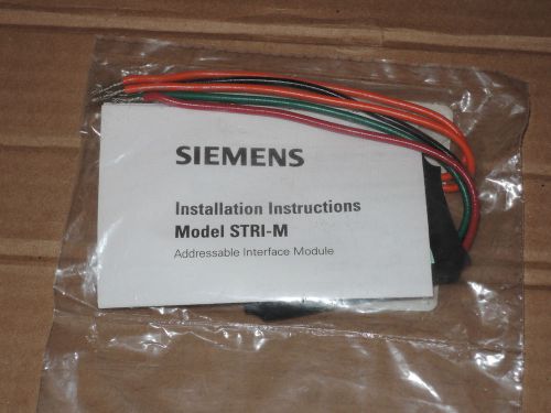 Siemens STRI-M Addressable Fire Alarm Interface Module - NEW In BOX