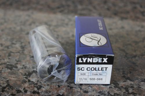BRAND NEW - LYNDEX 5C Collet - Size 11/16&#034;, 500-044
