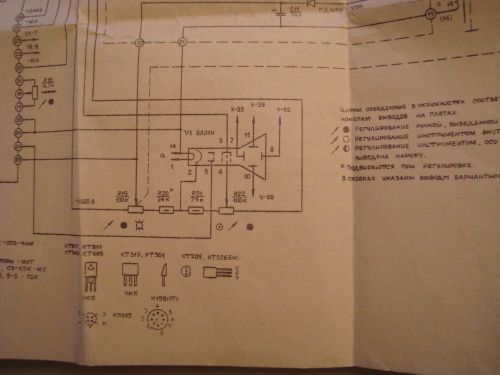 Vintage c1-94 oscilloscope Analog  USSR  Soviet Union 1984 With Service Manual