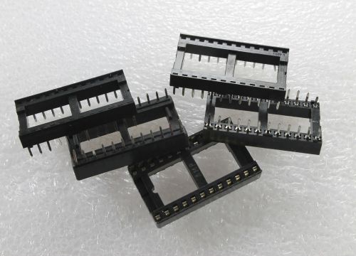 24 Pin IC Socket - NOS - Lot of 5