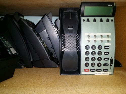 Lot of 10 used NEC DTP-8D-1 Display Phones Black 590021