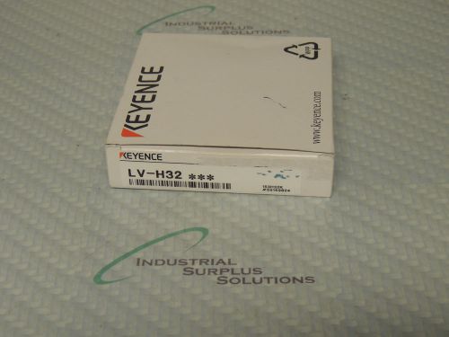 KEYENCE LV-H32  PHOTOELECTRIC SENSOR HEAD 30-1000MM RANGE 2M CABLE