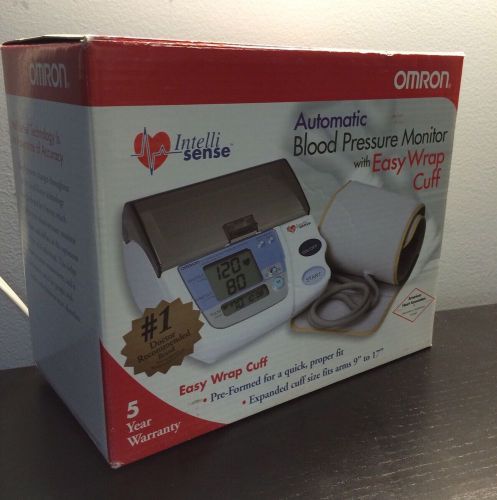 NEW Omron Automatic Blood Pressure Monitor with Easy Wrap Cuff