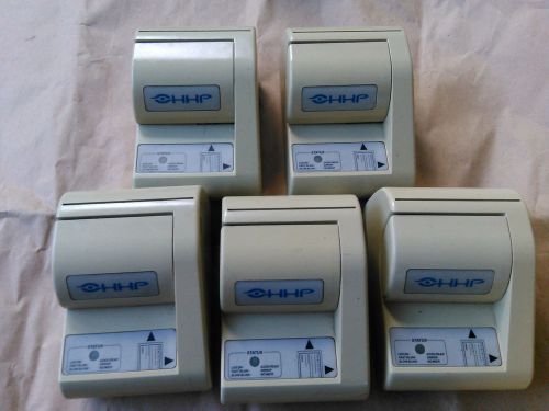 LOT OF 5 CHECK READERS OHHP FROM HAND HELD PRODUCT MODEL 8310-20 FOR PARTS OR FI