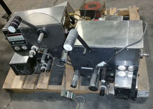 Lot of (2) *LABEL-AIRE* Model 2111 Labeling Machines