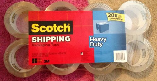 Scotch Shipping Packing Tape Heavy Duty (436 YD) 8 Roll