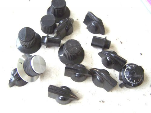 15 pieces instrument panel control knobs.