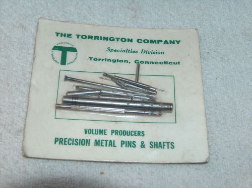 TORRINGTON COMPANY PRECISION METAL PINS AND SHAFTS - NEW OLD STOCK