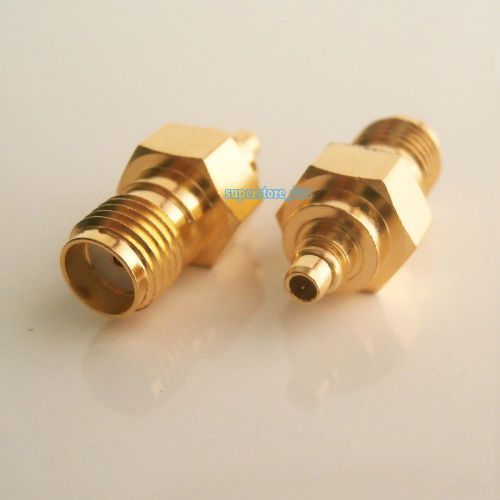 1Pcs SMA female jack to MMCX male plug RF coaxial adapter connector