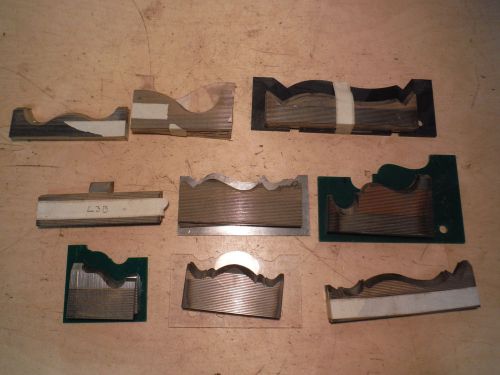 5/16 THICK CORRUGATED MOLDING KNIVES 2 KNIFE SETS FOR MOLDER WEINIG OTHER L3B