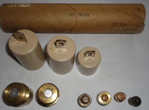 9 ohaus brass scale weights