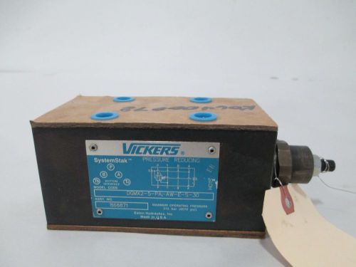 NEW VICKERS DGMX2-5-PA-AW-E-S-30 SYSTEMSTAK PRESSURE REDUCING VALVE D265352