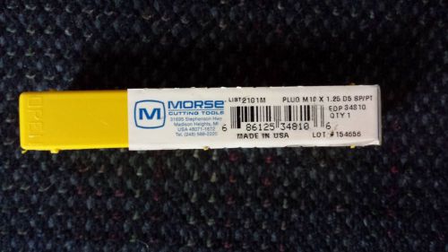 MORSE Onyx M10x1.25 Plug Spiral Point D5 3 Flute HSS Black Ox Made In U.S.A