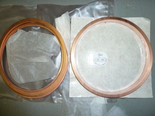 10- NEW  MDC Vacuum GK-800 Copper Gaskets for 8&#034; CONFLAT® Flange FREE SHIP!