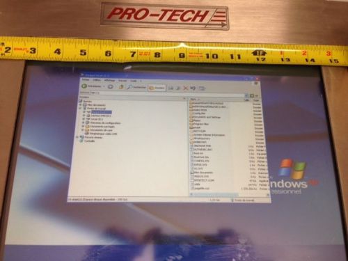 Touch panel Protech, SSteel frame universal ip66