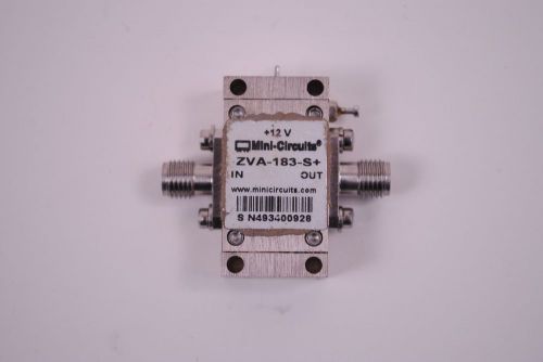 Zva-183-s+ 700 mhz - 18 ghz rf/microwave wide band medium power amplifier for sale