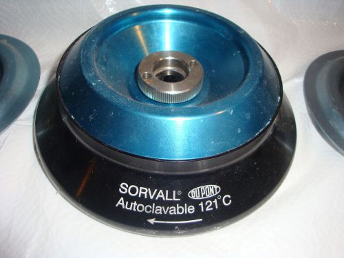 Sorvall Dupont Autoclavable 121 Degrees, F-12/M.18 Rotor 12000 RPM Max