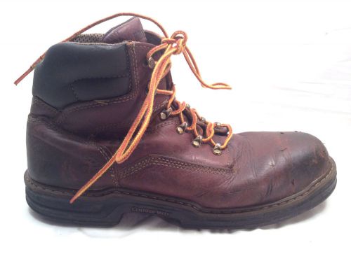 WOLVERINE MENS Work Boot Steel Toe Size 13 M US LACE UP SLIP &amp; OIL RESISTANT