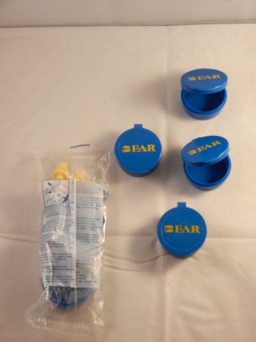 EAR PLUGS WITH 4 EXTRA PLASTIC HOLDERS