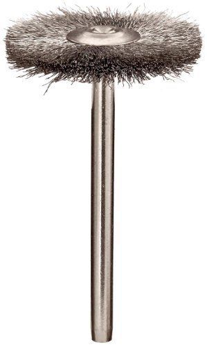Weiler 0.003&#034; wire size  3/4&#034; diameter  1/8&#034; stem size  steel bristles  miniatur for sale