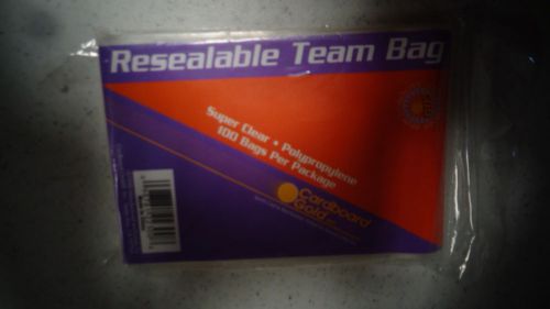 Resealable Team Bag Super Clear 100bgs
