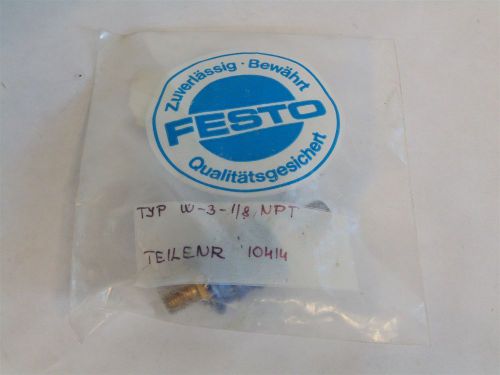Festo w-3-1/8 hand slide valve npt teilenr 10414 (c4-4-102) for sale