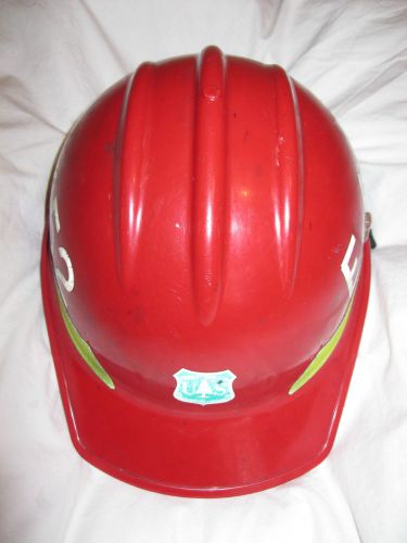 Bullard rachet headband wildfire series wildland fire fighter helmet red for sale