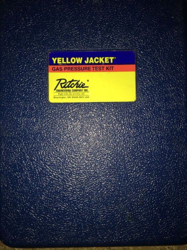 Yellow Jacket 78060 Gas Pressure Test Kit 0-35&#034; W.C. - MADE IN USA!