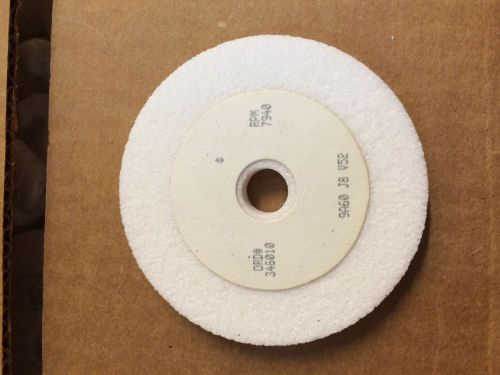 Lot-48 pcs medium grit white circular grinding stones 81 od x12 id x9.5mm thick! for sale