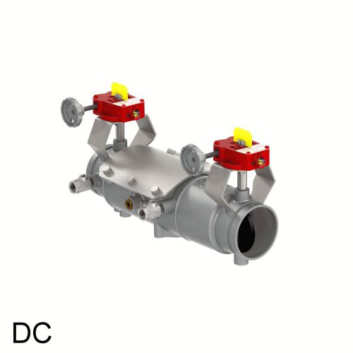 4&#034; double check backflow preventer for sale