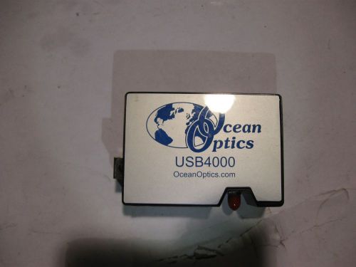 Ocean optics usb4000 fiberoptic spectrometer with lightsource &amp; fiberoptic cable for sale