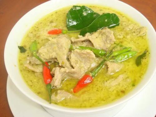 Street food recipe cuisine green curry chicken meal diy delivery free shipping 1 for sale