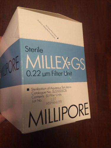 Millipore Millex-GS 0.22um Filter Units, 37 Filters, Cat# SLGS025OS