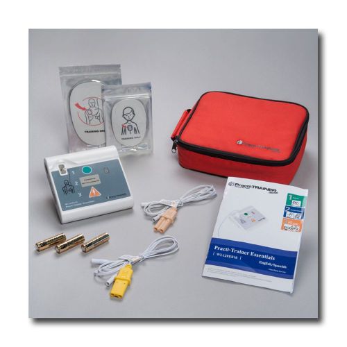 Aed practi-trainer essentials cpr defibrillator training unit for sale