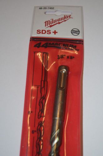 Milwaukee Hammer Drill Bit 3/8 x 8 inch 48-20-7452 44 Magnum Carbide