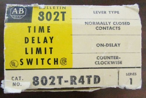 ALLEN BRADLEY Lever Type Time Delay Limit Switch  802T R4TD