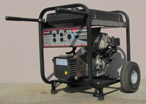 Coleman powermate 5500 gas powered generator 11hp 120/240v for sale