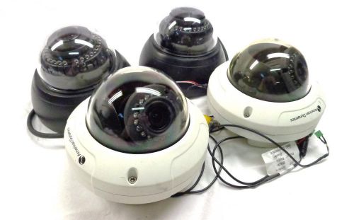 4x assorted fixed dome security cameras | adcd600-d0001 | atv ld62bi | security for sale
