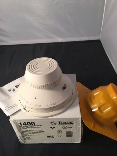 System sensor 1400,400 series smoke detector 2-wire direct wire ionization for sale