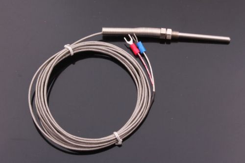 3m Cable Stainless Steel 50mm Probe K type Sensors High Temperature Thermocouple