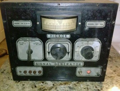 Hickok Model 198 Signal Generator Ham Radio Vintage Antique
