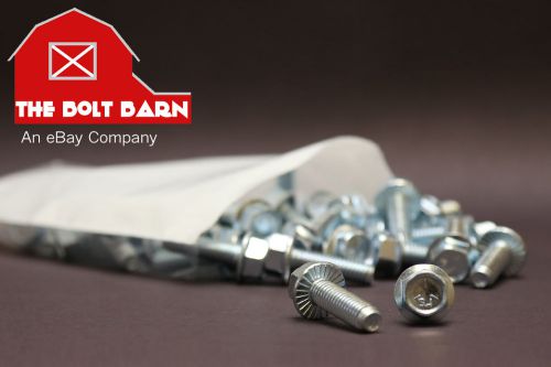 (100) 5/16-18x7/8 grade 5 serrated hex flange screws flange bolts for sale