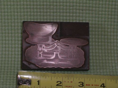 Antique Letter press printing blocks (kitchen balance)