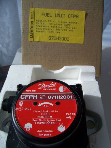 Danfoss CFPH  071H2001  Fuel Oil Pump 1725 RPM