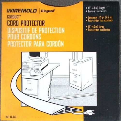 Legrand Wiremold CDG15 Corduct On-Floor Cord Protector Gray 15-Ft