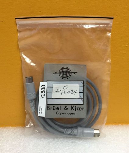 Bruel &amp; Kjaer (B&amp;K) AQ 0034 8 Core DIN Cable Assy., 1.5m Length, New